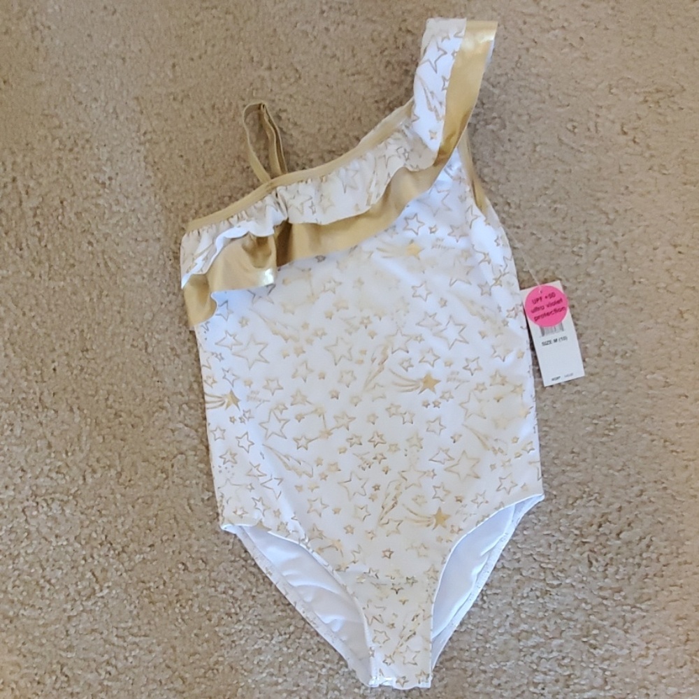 Betsey Johnson girls swimsuit 10